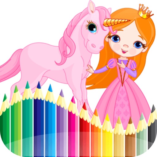 Beauty Princess: Draw Book iOS App