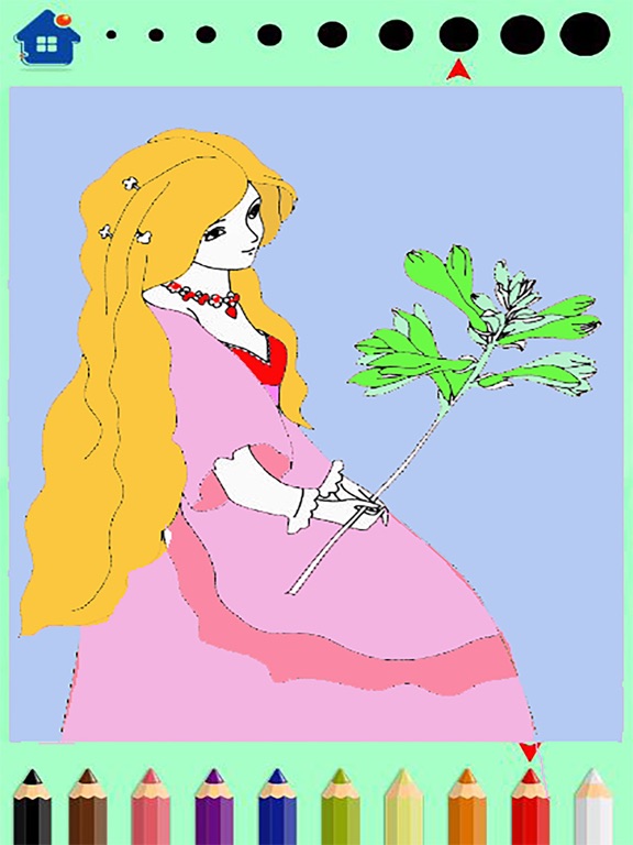 Screenshot #5 pour Une princesse fille Coloring Book