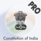 Entire Constitution of India is available in English and Hindi language & is neatly categorized into user friendly categories viz