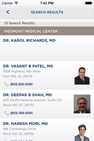 Piedmont Medical Center screenshot 4