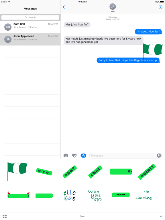 Screenshot #4 pour Nigerian StickerPack