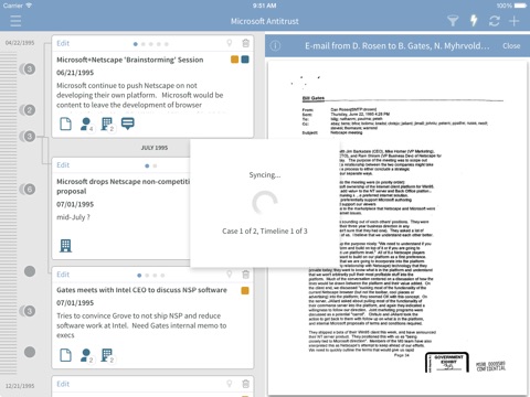 Liquid Lit Manager Timelines screenshot 4