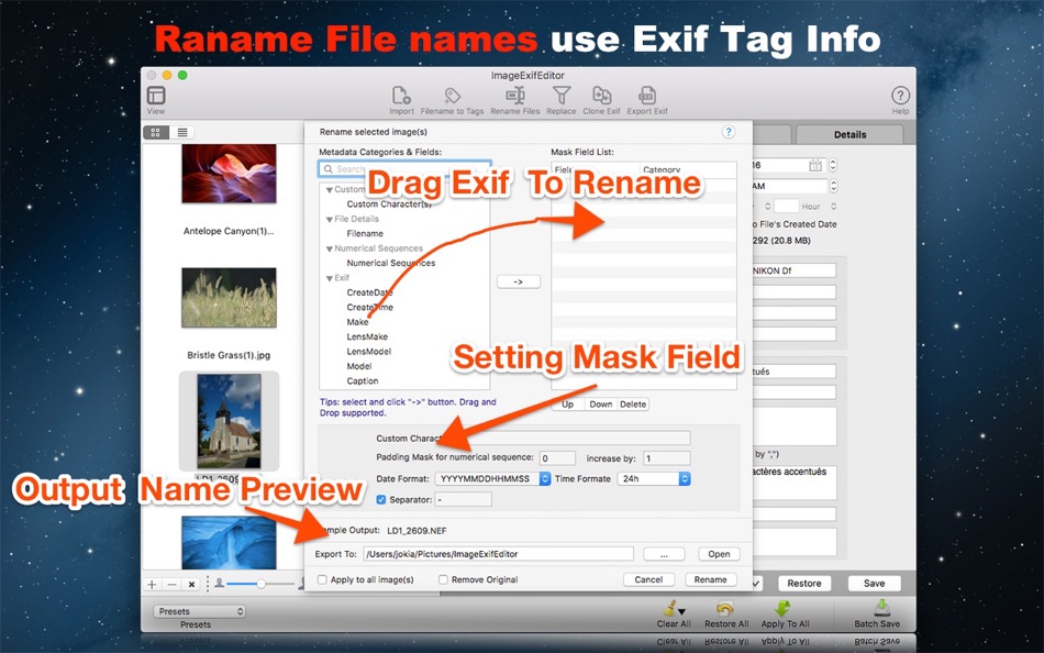 #3. Image Exif Editor (macOS) 由: 扬超 张