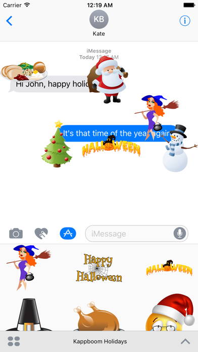 Kappboom™ Animated Holiday Stickersのおすすめ画像5
