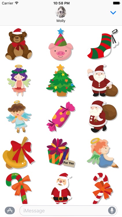 Merry Christmas – Santa Stickers for iMessage