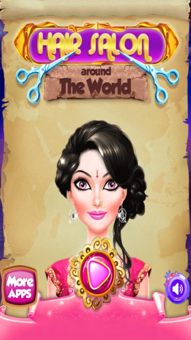 Screenshot #1 pour Coiffeur du Monde Salon Coiffure Jeu