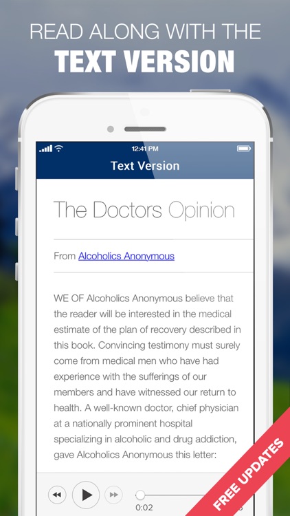 AA Big Book Audio from Alcoholics Anonymous Sober screenshot-4