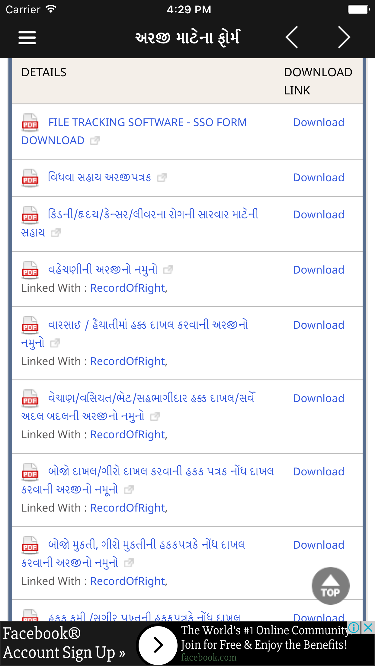 7/12 Any RoR Satbar Utara Gujarat