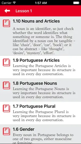 Game screenshot Portuguese Grammar - Improve your skill apk