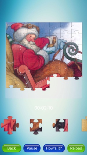 Simple and lovely christmas jigsaw