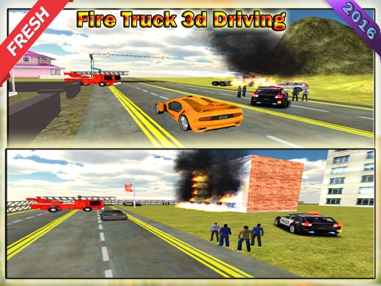 Скачать Fire Truck Driving 2016 Adventure Pro - Real Пожарный Simulator с аварийным парковки и пожарная бригада Сирены