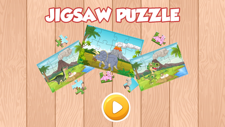 Dinosaur Jigsaw Kids Dino Puzzles Learning Games - 1.0 - (iOS)
