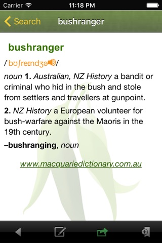 Macquarie Concise Australian Dictionary screenshot 4
