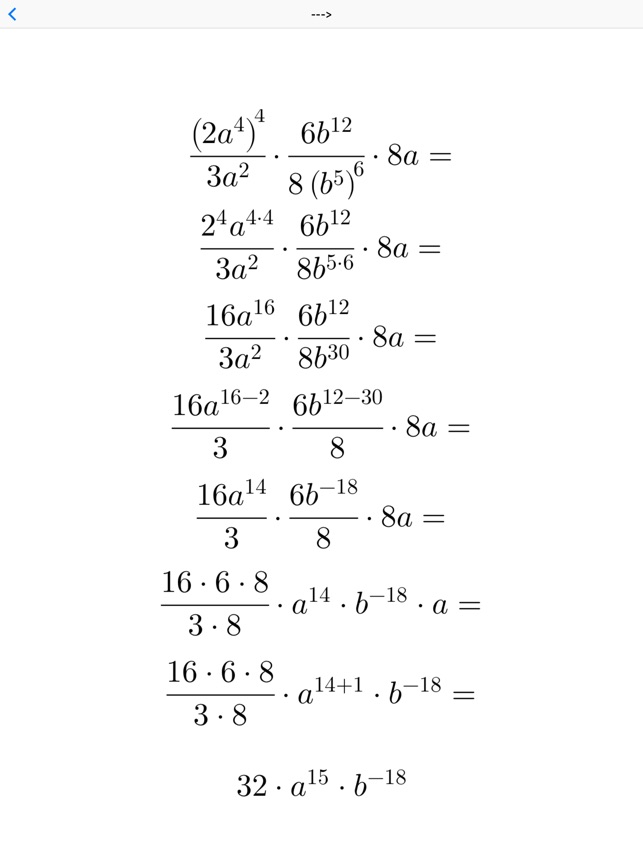 Potenze Esercizi E Soluzioni Complete Su App Store