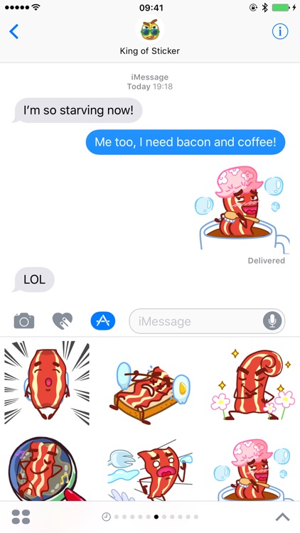 Bacon Animated Sticker Pack