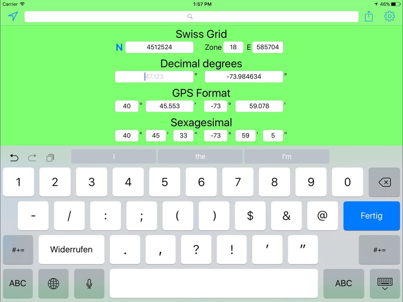 iPad screenshot