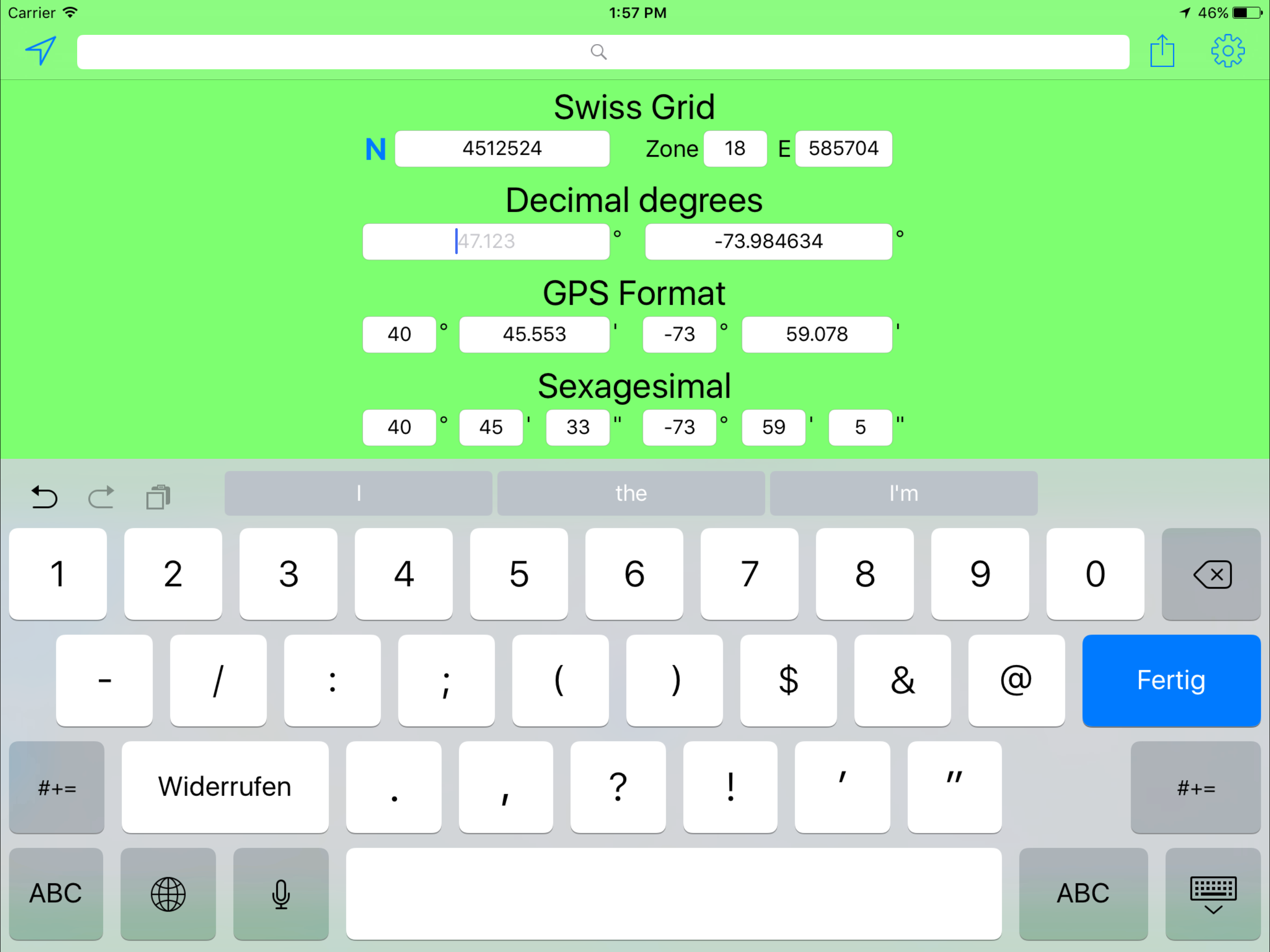 UTM Coordinates Tool