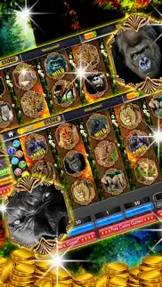 super fortune gorilla jackpot slots casino machine iphone screenshot 1
