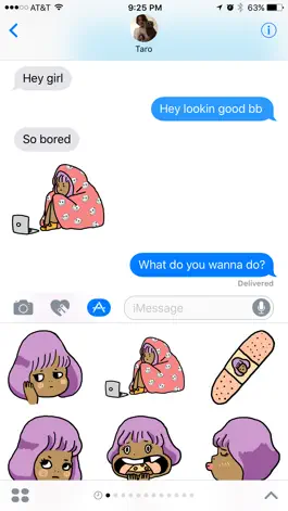Game screenshot My Bae: Cute Wifey Stickers by Taro-Kun mod apk
