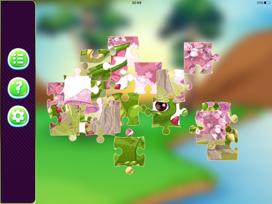 puzzle jigsaw dinosaur social studies first grade iPad screenshot
