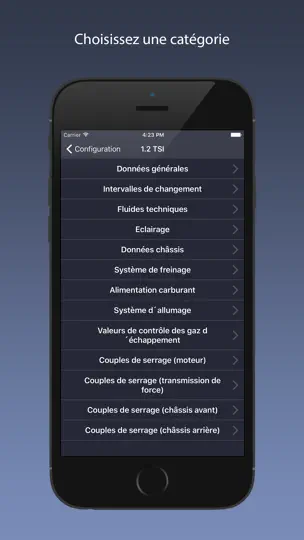 Capture d'écran de VAG Service - Audi, Porsche, Seat, Skoda, VW. sur iPhone 4