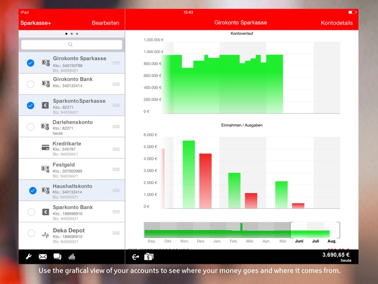 Sparkasse+ for iPad screenshot-3