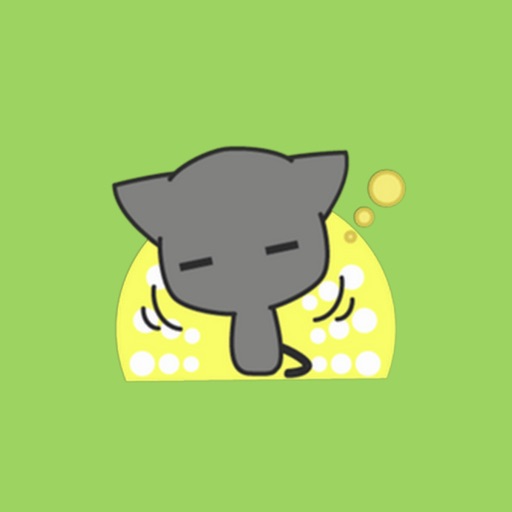 Black Cat Stickers pack for iMessage