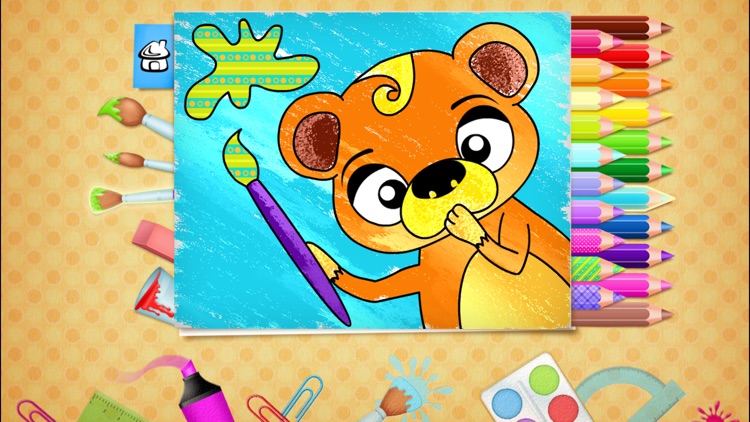 123 Kids Fun COLORING BOOK Educational Color Games