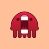 Red Jelly Sticker Pack for iMessage