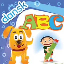 Børn lærer spil - Alfabet Dansk