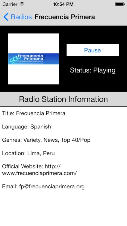 Peru Radio Live Player (Lima / Spanish / Perú) screenshot-4