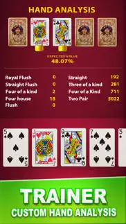 video poker deluxe - vegas casino poker games iphone screenshot 4