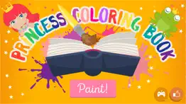 kids princess coloring books iphone screenshot 1