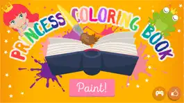 Game screenshot Kids Princess Coloring Books mod apk