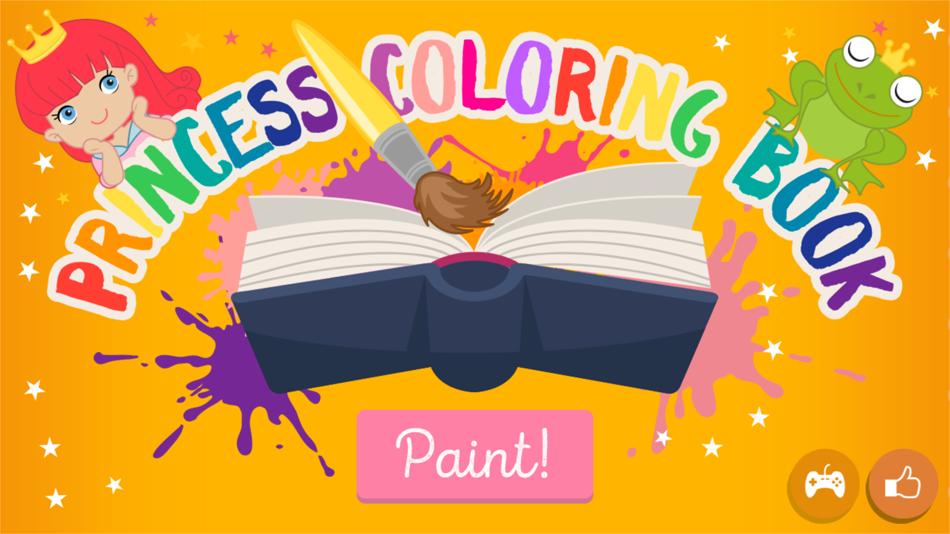Kids Princess Coloring Books - 2.2 - (iOS)
