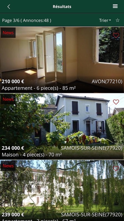 Immobiliere de Samois