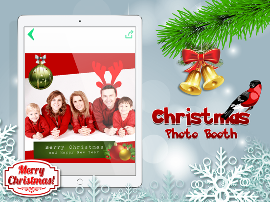 Screenshot #4 pour Noël Cabine Photo: Éditeur de Photos avec Stickers