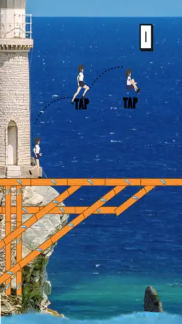 Game screenshot Yandara Flip Jump: Ms YandEre Go Diving SimuLatOr apk