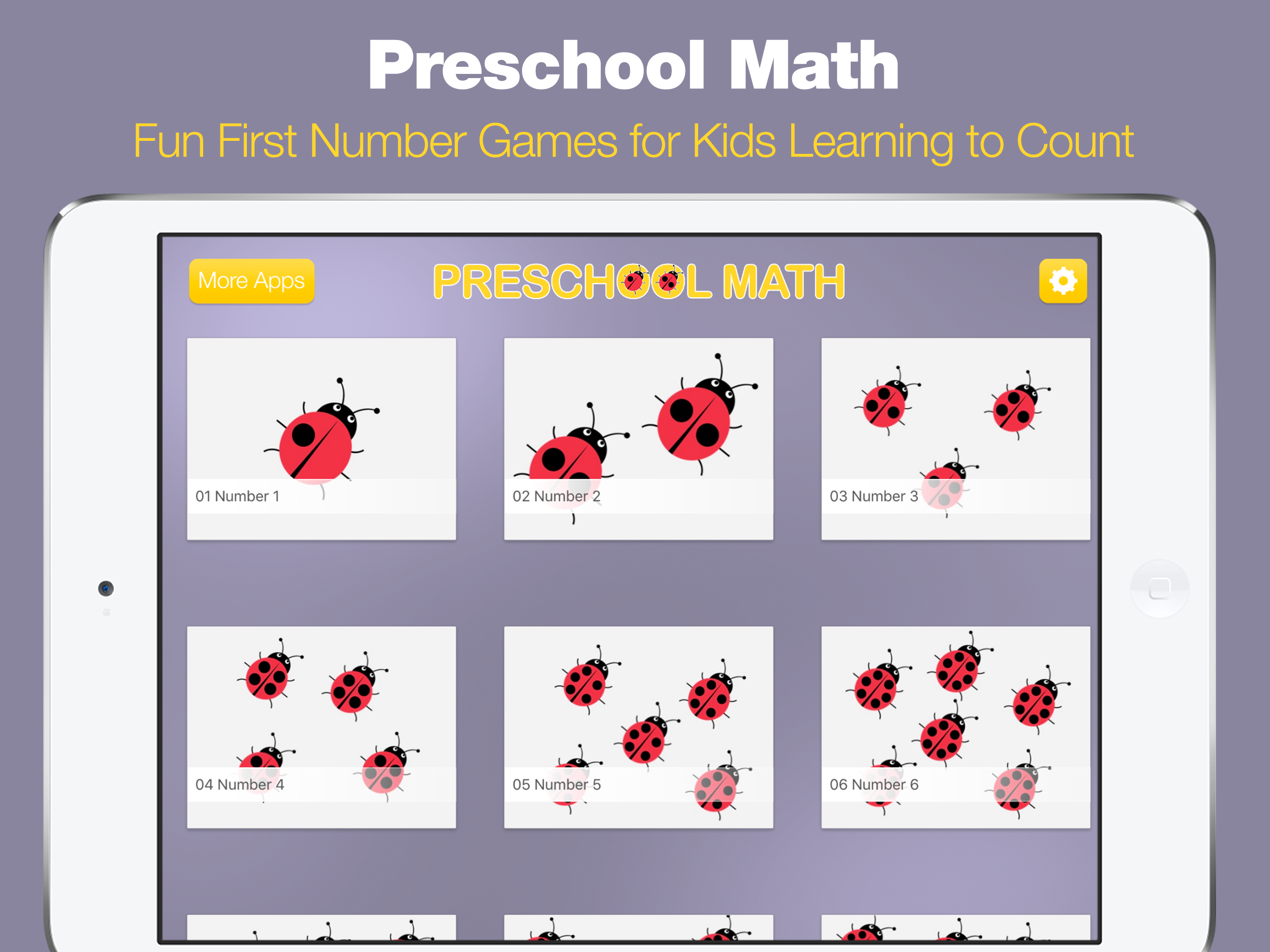 Preschool Math App - First Numbers and Counting Games for Toddlers and Pre-K Kids