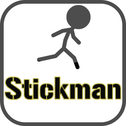 Stickman Fun Run Line Rolling free games for girls Icon