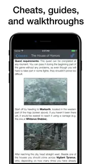 pocket wiki for the elder scrolls v: skyrim iphone screenshot 3