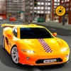 Real Crazy taxi driver 3D simulator free 2016: Drive sports cab in modern city