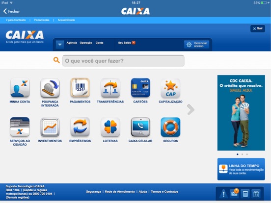 CAIXA para Tablet screenshot four