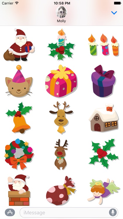 Merry Christmas – Santa Stickers for iMessage