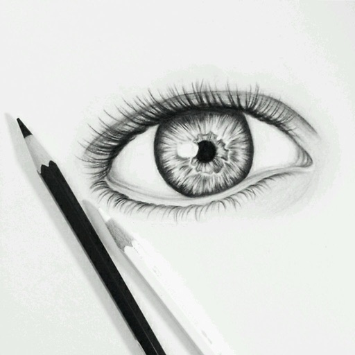 How To Draw Eyes - 100% FREE Icon