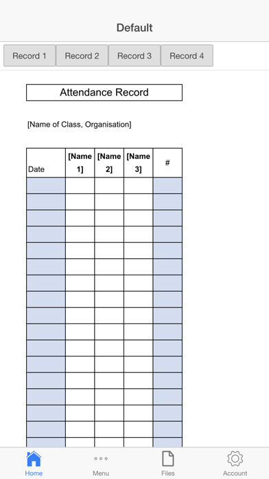 Screenshot #2 pour Attendance Log Book