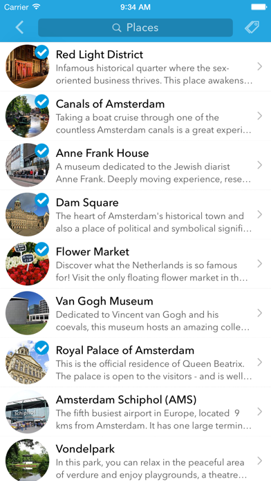 Screenshot #3 pour Amsterdam - Carte hors ligne et guide de la ville