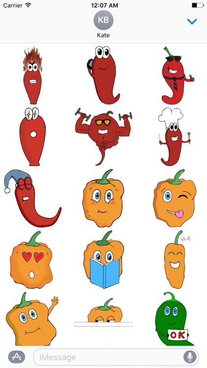 StikyPeppers - Chili Peppers Stickers for iMessage