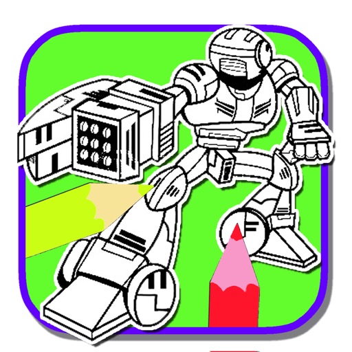 Draw Game Hero Robot Free For Kids Play Education iOS App