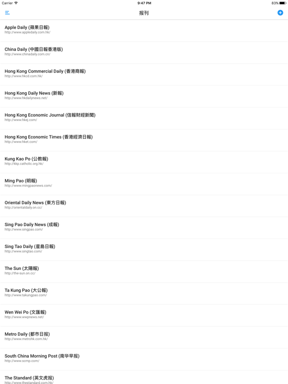 Screenshot #4 pour 香港報紙雜誌 HONG KONG NEWSPAPERS AND MAGAZINES